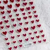 Pegatinas para Uñas con Lazo de Encaje Tensor Ts3507 Serie Dulce y Versátil con Patrón de Corazón y Estrella