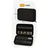 Kit de Herramientas de Brocas de Fábrica Bolsa Universal de Almacenamiento de Ferretería Pequeña de PU Bolsa de Almacenamiento Portátil con Cremallera Bolso de Electricista
