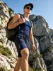 Shorts Masculinos de Secagem Rápida para o Verão, Calças Casuais Respiráveis de Seda Gelada, Shorts Esportivos Masculinos na Altura do Joelho