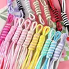 Nuevo Colgante de Cuerda Trenzada a Mano de Doble Hilo de Colores Bolsa de Cuerda Fina Anudada Cadena para Colgar Teléfono Móvil Accesorios Colgante DIY Venta al por Mayor