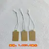 Etiquetas Colgantes Kraft en Blanco con Cordón Elástico, Etiquetas de Precio para Joyería, Etiquetas con Envío Gratis
