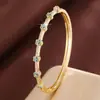 Pulseira de zircônia de nicho transfronteiriça para mulheres, versátil para o trajeto, joia da moda diária, venda direta do fabricante
