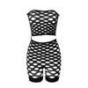 Ropa Interior Sexy Malla Grande Malla Dividida Ropa Desgarrable Sexy Hueco Tentación Uniforme