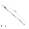 Cuchara Mezcladora de Acero Inoxidable 304 Palillo Mezclador para Café Postre Té con Leche Mango Largo Creativo Cuchara para Hielo Cuchara para Miel Cuchara de Bar