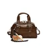 Bolsas femininas estilo coreano com textura de alta qualidade, bolsas de ombro de design nicho, bolsas quadradas pequenas casuais da moda atacado