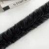 Acabamento de Pelo Sintético de Guaxinim 10cm, Jaqueta Acolchoada Grossa Casaco de Algodão Gola de Pelo, Acessórios de Acabamento de Pelo de Pelúcia