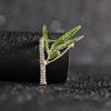 Broche de Ciervo Elegante de Lujo Hoja Verde Pin de Moda Simple para Fijar Ropa Pechos en Corsage de Bambú