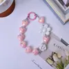 Nuevo Llavero de Corazón Sunflower Electrochapado Cadena de Cuentas Colgante para Teléfono Móvil Color Fresco Pequeño Accesorios para Bolsos Colgante para Auriculares