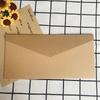 Envelope de papel Kraft estilo ocidental saco para ingresso simples em branco couro de vaca envelope para convite estilo ocidental N.º 5 atacado de fábrica