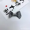 Accesorios de Pajarita a Cuadros Rojos y Negros Suministros para Mascotas Materiales para Ropa de Muñecas DIY Accesorios de Joyería Al por Mayor