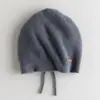 Gorro de Punto Versátil Unisex de Doble Capa con Cordón 100% Cachemir Puro para Otoño e Invierno, Gorro Moderno y Sencillo