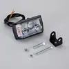 Farol de Foco Curto Três Lados para Motocicleta com Alto Brilho, Feixe Alto e Baixo Integrado, Farol Modificado para Motocicletas e Veículos Elétricos