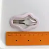 Pinza para el Cabello Nube Dulce Rosa Básica Versátil, Pinza Bb Hueca Simple para Flequillo Grande, Pasador de Verano
