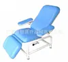 Silla de Transfusión Sanguínea de Comercio Exterior Silla Manual para Extracción de Sangre Estación de Sangre Hospitalaria Silla de Transfusión Sanguínea Reposabrazos Azul Deslizante Elevable Silla para Diálisis