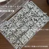 24 Tipos de Zircônia Brilhante de Fundo Pontiagudo Caixa de Conjunto 5A Strass para Nail Art de Fundo Plano Coração Marquise Mini Acessórios Formato de Diamante Ultra Brilhante