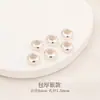 Ajuste de contas contas de silicone para posicionamento diy colar de pérolas pulseira de ouro contas acessórios ouro 18k espaçadores varejo