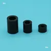 M10 Negro 13-10 Junta de Plástico Columna de Paso Recto Carcasa Espaciador Abs Arandela Espaciador Cilíndrico Columna de Aislamiento