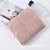 Toalla Sencilla de Terciopelo Coral, Engrosada, Absorbente y Sin Pelusa, Toalla Facial Diaria para el Hogar, Fabricante de Toallas Faciales
