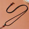 Cordón para Collar de Ágata Ajustable Cordón para Colgante Hilo de Ámbar Jade Gema de Jade Cuerda para Colgante Unisex Estilo Pareja
