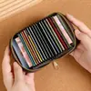 Popular Bolso Nuevo de Gato Lindo Bolsa de Cremallera de Dibujos Animados Portatarjetas para Mujer Monedero de Moda Semicircular Anti-Desmagnetización