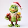 Novo Pingente de Acrílico para Carro Frango Verde Transfronteiriço Decoração de Árvore de Natal Pingente Decoração de Casa