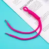 Nuevo Llavero de Cuerda Trenzada de Colores Estilo Ins de Moda DIY Cuerda Nudada Cuerda Trenzada Accesorio Creativo de Moda para Bolso