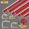 Tira Anti-Colisión para Esquina de Pared Transparente de PVC Tira Protectora de Esquina Tira Envolvente Adhesiva en Forma de L para Bordes de Ángulo Recto Tira para Bordes de Azulejo
