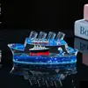 Botella a la deriva creativa brillante Reloj de arena mediterráneo Gota de aceite Adorno de decoración de escritorio para el hogar Regalo de cumpleaños para niños