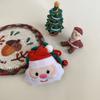 Tiara de Cabelo de Biscoito de Natal Corda de Cabelo Elástica Alta Borracha Durável Corda de Cabeça de Rena Papai Noel Acessório de Cabeça