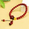 Pulsera Pixiu de Arena Dorada Púrpura Aiyu Pulsera de Cinabrio Joyería Unisex Fábrica Venta al por Mayor Transmisión en Vivo Dropshipping S1122361