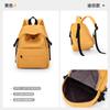 Mochila de Tela de Nailon de Color Sólido Estilo Japonés para Combinar con Todo, Mochila Escolar para Mujer Estilo Coreano para Estudiantes de Preparatoria, Mochila Ligera para Estudiantes Universitarios, Mochila Ins