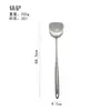 Fabricante Directo Acero Inoxidable Espátula de Mango Extendido Juego de Utensilios de Cocina Cuchara Doméstica Espátula Espátula para Cocinar Utensilios de Cocina Cuchara para Sopa