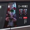 Jinx Clown Coluna Média Filme Adesivo Decorativo B Coluna Adesivo Resistente a Arranhões Personalizado Criativo Pintura de Arranhões Adesivo Modificado