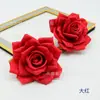 Simulação de arranjo de flores de rosas britânicas para carros de casamento, roupas chinesas antigas, cocar, mesa de casamento, flores de seda decorativas