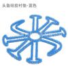 Cross-Border bicicleta elétrica andar de silicone capacete almofada interna anti-pressão respirável capacete portátil equipamento de equitação