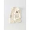 Mono de Verano Estilo Coreano para Niños y Niñas, Mono de Tirantes Delgado de Dibujos Animados para Bebé, Ropa para Aire Acondicionado, Mono Casual