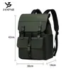 Mochila Nueva para Hombre de Gran Capacidad, Impermeable, con Película de Cuero, Múltiples Compartimentos, Casual para Viajes Diarios, para Computadora, Doble Hombro