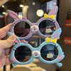 Orejas de Conejo Dulces Gafas de Sol Polarizadas para Niños Lindas para Salidas de Primavera Adorables Gafas de Sol de Princesa para Niños Conejito Pequeño Montura Suave Silicona