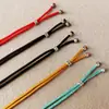 DIY Trenzado Rojo Perla Ágata Jade Ámbar Colgante Cordón Collar Cadena Bolsita Cadena para Joyería Venta al por Mayor