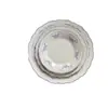 Platos de cerámica retro estilo francés con encaje floral azul, tazas y platillos de cerámica, platos de postre, platos de ensalada, platos llanos, platos hondos, platos ovalados