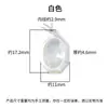 Prata Esterlina S925 Estilo Ins Pingente de Gema Facetada de Diamante Artificial Banhado a Ouro Pulseira Pingente de Colar Contas DIY