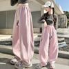 Calça de Moletom Casual da Moda para Meninas, Estilo Primavera e Outono, Calça Infantil Transfronteiriça Estilosa