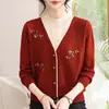 Outono e Inverno Novo Estilo Falso Duas Peças Gola Alta Solto Fashionável Elegante Pulôver de Mãe Abotoado Venda Quente Dropshipping