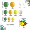 Nuevo juego de margaritas al por mayor de comercio exterior para decoración de cumpleaños, globos, fiesta de abejas, accesorios para fotos de escena infantil