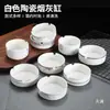 Cinzeiro de Cerâmica Estilo Chinês com Acabamento Dourado Criativo Cinzeiro de Porcelana Cinzeiro de Mesa para Hotel de Luxo Personalizável LO