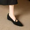 Aumento Interno, Sapatos Peludos Cinza Retrô para Mulheres, Sapatos Mary Jane Femininos Estilo Francês para Uso Externo de Outono e Inverno