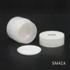 Atacado do Fabricante Frasco de Plástico Branco Pérola 5G/10G para Creme Frasco Pequeno para Creme Facial Frasco de Amostra Cosmética