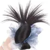 Clip de Sujeción de Cabeza de Bola Baja Clip de Sujeción de Cabeza de Plumilla de Gallina para Bádminton Paquete de Cabello Peluca Esponjosa Disco de Sujeción Media Flor de Cabello Brote de Cabello Tocado