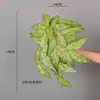 Colgante de Pared de Enredadera de Ratán Artificial Planta Verde Artificial Hoja de Manzana Manzano Cesta Colgante Enredadera Pared Rábano Verde Hoja de Siete Estrellas Colgando en la Pared
