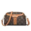 Bolso Retro para Mujer de Mediana Edad 2026 Nueva Moda Estilo Mamá Bolso Cruzado Versátil Gran Capacidad Estampado Bolso de Hombro/Axila